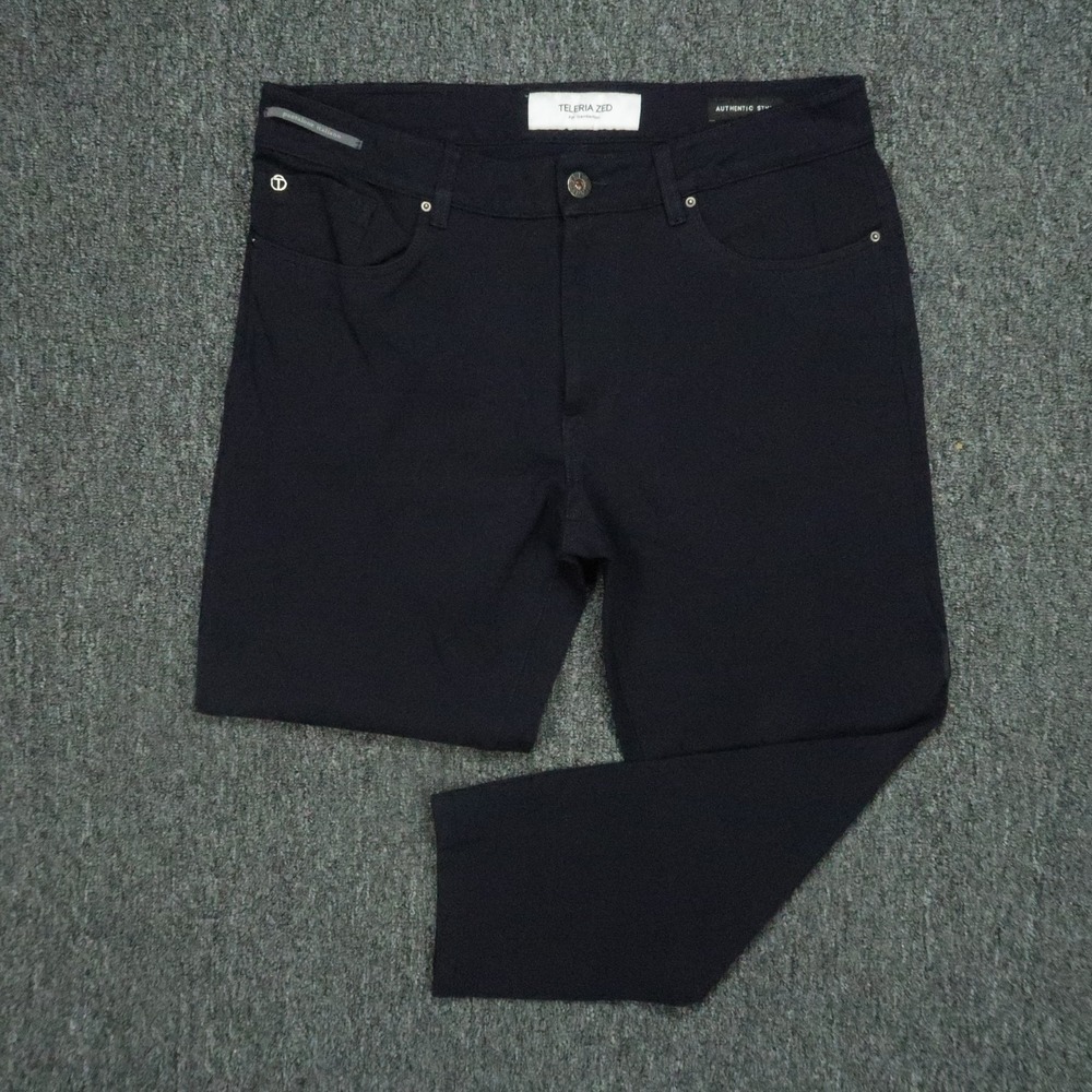 Teleria Zed Pants Mens 35x26 Blue COBRA 17 A Indigozed Stretch 5 Pocket Italy